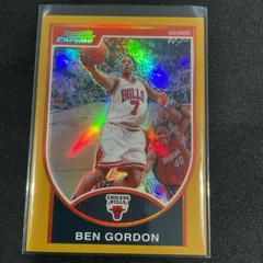 Ben Gordon Refractor Basketball Cards 2007 Bowman Chrome Prices