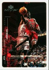Michael Jordan [Silver Script Promo] Basketball Cards 1999 Upper Deck MVP Prices