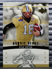 Kyle Orton [Gold 150] Football Cards 2005 Upper Deck Rookie Debut Prices