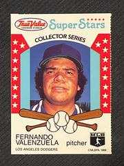 Fernando Valenzuela #6 Baseball Cards 1986 True Value Perforated Prices