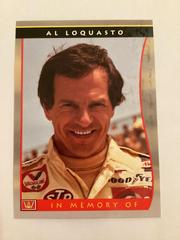 Al Loquasto [All time great] #53 Racing Cards 1992 All World Prices