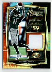 Denzel Mims [Tie-Dye Prizm] #DS-DMI Football Cards 2020 Panini Select Draft Selections Memorabilia Prices