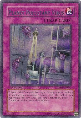 Planet Pollutant Virus [1st Edition] CRMS-EN080 YuGiOh Crimson Crisis