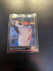 Scott Cooper [Gold Edition] #182 Baseball Cards 1992 Donruss Gold Leaf Stars Previews Prices