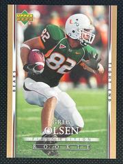 Greg Olsen [Gold] #140 Football Cards 2007 Upper Deck First Edition Prices