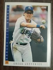 Gregg Jefferies #17 Baseball Cards 1993 Score Prices