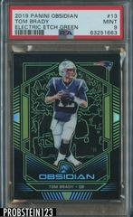 Tom Brady [Electric Etch Green] #13 Football Cards 2019 Panini Obsidian Prices