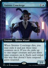 Sinister Concierge [Extended Art] Magic New Capenna Commander Prices