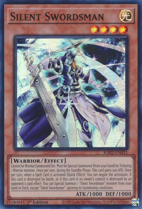 Silent Swordsman [Super Rare] RA02-EN011 YuGiOh 25th Anniversary Rarity Collection II