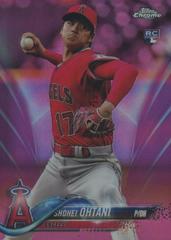 Shohei Ohtani [Pink Refractor] Baseball Cards 2018 Topps Chrome Update Prices