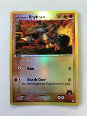 Rhyhorn [Reverse Holo] #68 Pokemon Team Magma & Team Aqua Prices
