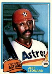 Jeff Leonard #469 Baseball Cards 1981 Topps Prices