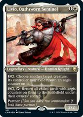 Livio, Oathsworn Sentinel [Foil Etched] Magic Commander Legends Prices