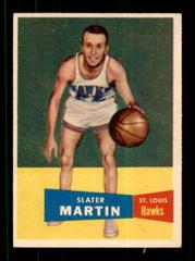 Slater Martin Basketball Cards 1957 Topps Prices