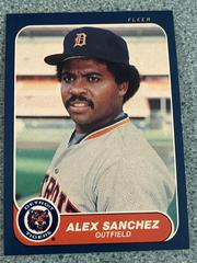 Alex Sanchez #236 Baseball Cards 1986 Fleer Prices