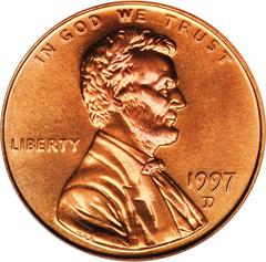 1997 D Coins Lincoln Memorial Penny Prices