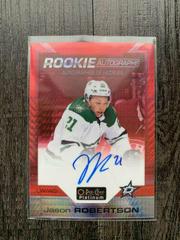 Jason Robertson [Red Prism] Hockey Cards 2020 O Pee Chee Platinum Rookie Autographs Prices