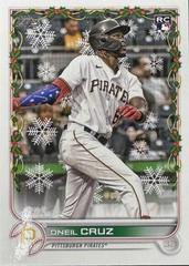 Oneil Cruz [SP Variation] Baseball Cards 2022 Topps Holiday Prices