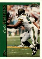 Clyde Simmons #4 Football Cards 1997 Topps Prices