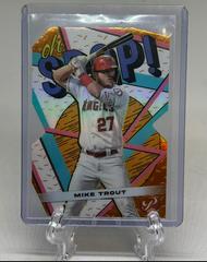 Mike Trout [Orange] Baseball Cards 2023 Topps Pristine Oh Snap Prices