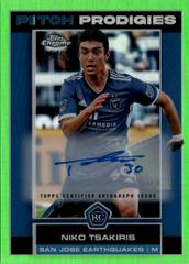 Niko Tsakiris [Autograph Neon Green] Soccer Cards 2023 Topps Chrome MLS Prices