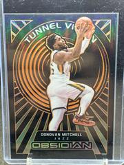 Donovan Mitchell [Orange] #20 Basketball Cards 2021 Panini Obsidian Tunnel Vision Prices