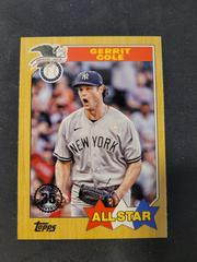 Gerrit Cole #87AS-37 Baseball Cards 2022 Topps 1987 All Stars Prices