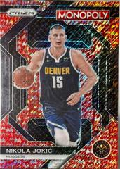 Nikola Jokic [Red Millionaire Shimmer] #PS1 Basketball Cards 2023 Panini Prizm Monopoly All-Star Prices