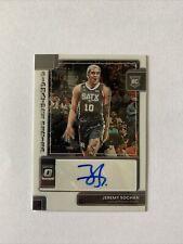 Jeremy Sochan #SS-JMS Basketball Cards 2022 Panini Donruss Optic Signature Series Prices