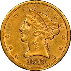 1879 CC Coins Liberty Head Half Eagle Prices