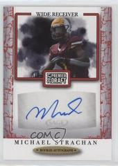 Michael Strachan [Red] #A5 Football Cards 2021 Sage Premier Draft Autographs Prices