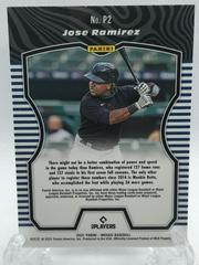 Back Of Card | Jose Ramirez Baseball Cards 2021 Panini Mosaic Producers