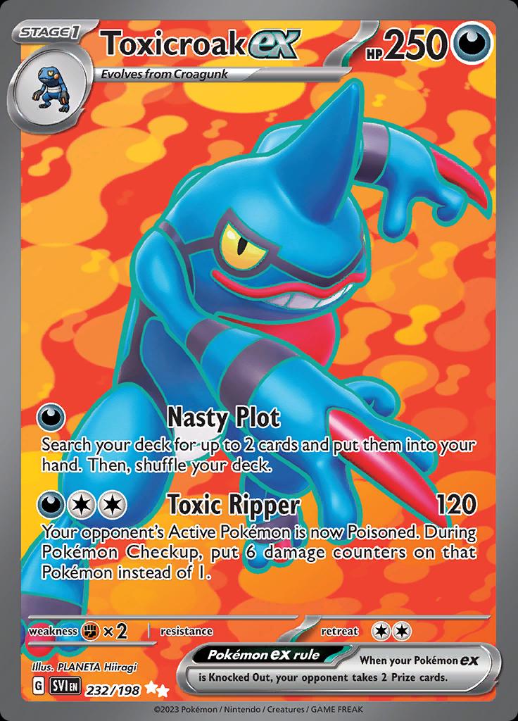 Toxicroak ex 232 Prices Pokemon Scarlet & Violet Pokemon Cards