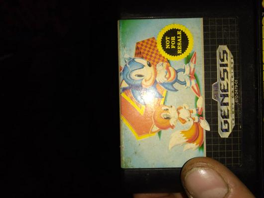 Sonic The Hedgehog 2 Not For Resale Item Only Sega Genesis