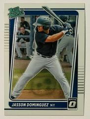 Jasson Dominguez #RP-11 Baseball Cards 2020 Panini Donruss Optic Rated Prospects Prices