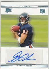 Greg Olsen [Autograph] #120 Football Cards 2007 Topps Performance Prices