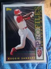 Reggie Sanders Baseball Cards 1996 Topps Profiles Prices