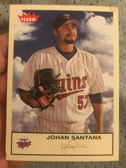 Johan Santana #124 Baseball Cards 2005 Fleer Tradition Prices