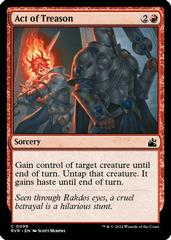 Act of Treason [Foil] #99 Magic Ravnica Remastered Prices