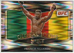 Francis Ngannou [Flash] Ufc Cards 2022 Panini Select UFC Global Icons Prices