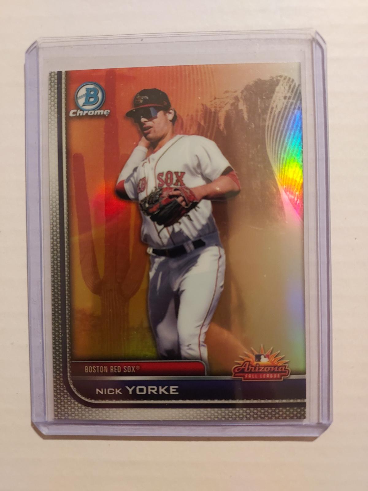 Nick Yorke Ungraded 2023 Bowman Chrome 2022 AFL Fall Stars