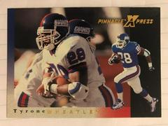 Tyrone Wheatley Football Cards 1997 Pinnacle X Press Prices