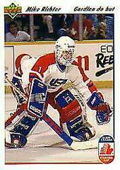 Mike Richter Hockey Cards 1991 Upper Deck French Prices