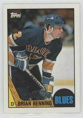 Brian Benning #122 Hockey Cards 1987 Topps Prices