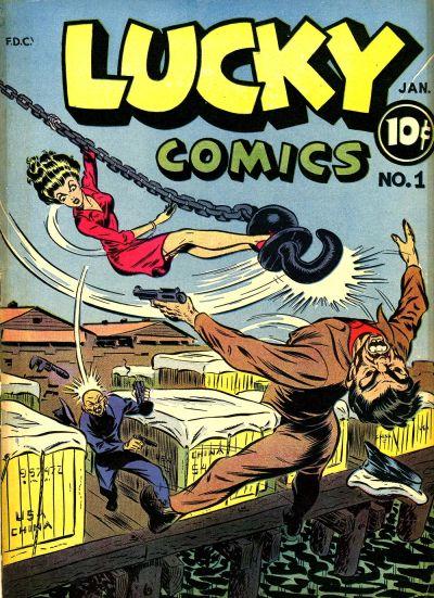 Lucky Comics #1 (1944) Comic Books Lucky Comics