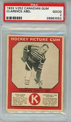 Clarence Abel Hockey Cards 1933 V252 Canadian Gum Prices