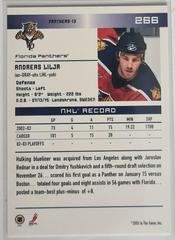 Backside | Andreas Lilja [Action] Hockey Cards 2003 ITG Toronto Star