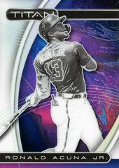 Ronald Acuna Jr. [Holo] #2 Baseball Cards 2021 Panini Chronicles Titan Prices