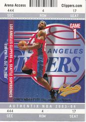Corey Maggette Basketball Cards 2003 Fleer Authentix Prices