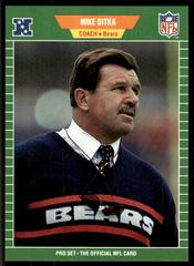 Mike Ditka Football Cards 1989 Pro Set Prices